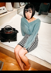 IND-074 【流出】ぱっつん前髪の短髪美女とハメ撮り_照れ顔からイキ顔まで全て顔出し配信