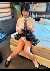 POK-049 ハメ撮り【個人撮影】ショートヘアーの激カワ美小女とP活_嫌がる隠れ巨乳の制服女子に強引中出し