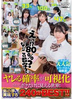 HHF-116 えっ！？80％？なにこの数字？ヤレる確率が可視化されてボクだけに見える世界！男の夢が実現する240分BEST！！